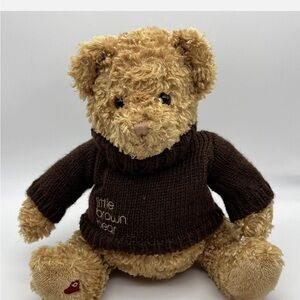 Little Brown Bear Plush with Brown Sweater- Bloomingdale’s